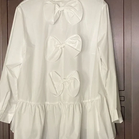 Anthropologie Bow-Back Blouse. Plus size 3X. NWT - Picture 6 of 9